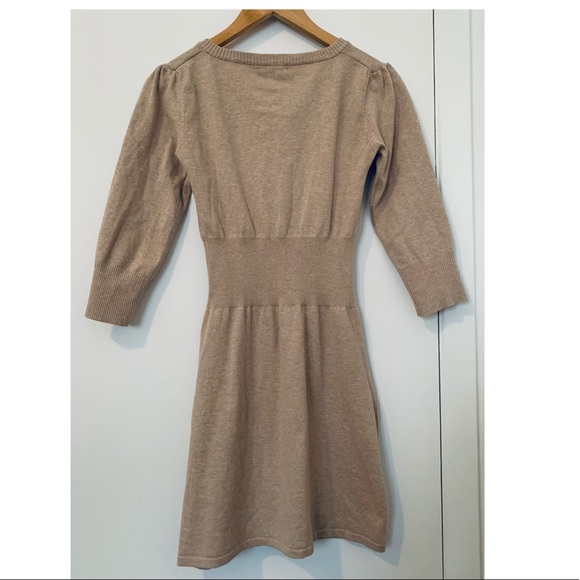 π Mango Beige Knit Dress - Picture 2 of 4